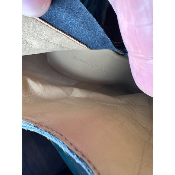 Banana Republic Leopard Calf Hair Ankle Booties - Size 8.5 - Picture 11 of 14